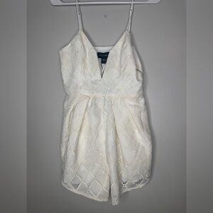 NWT StyleStalker Empire Romper (Ivory)  Jumpsuit